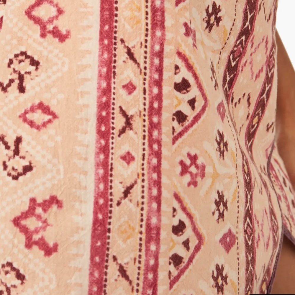 🌺Free People Cleo Geometric-Print Wrap Miniskirt🌸🌺 - Picture 12 of 16